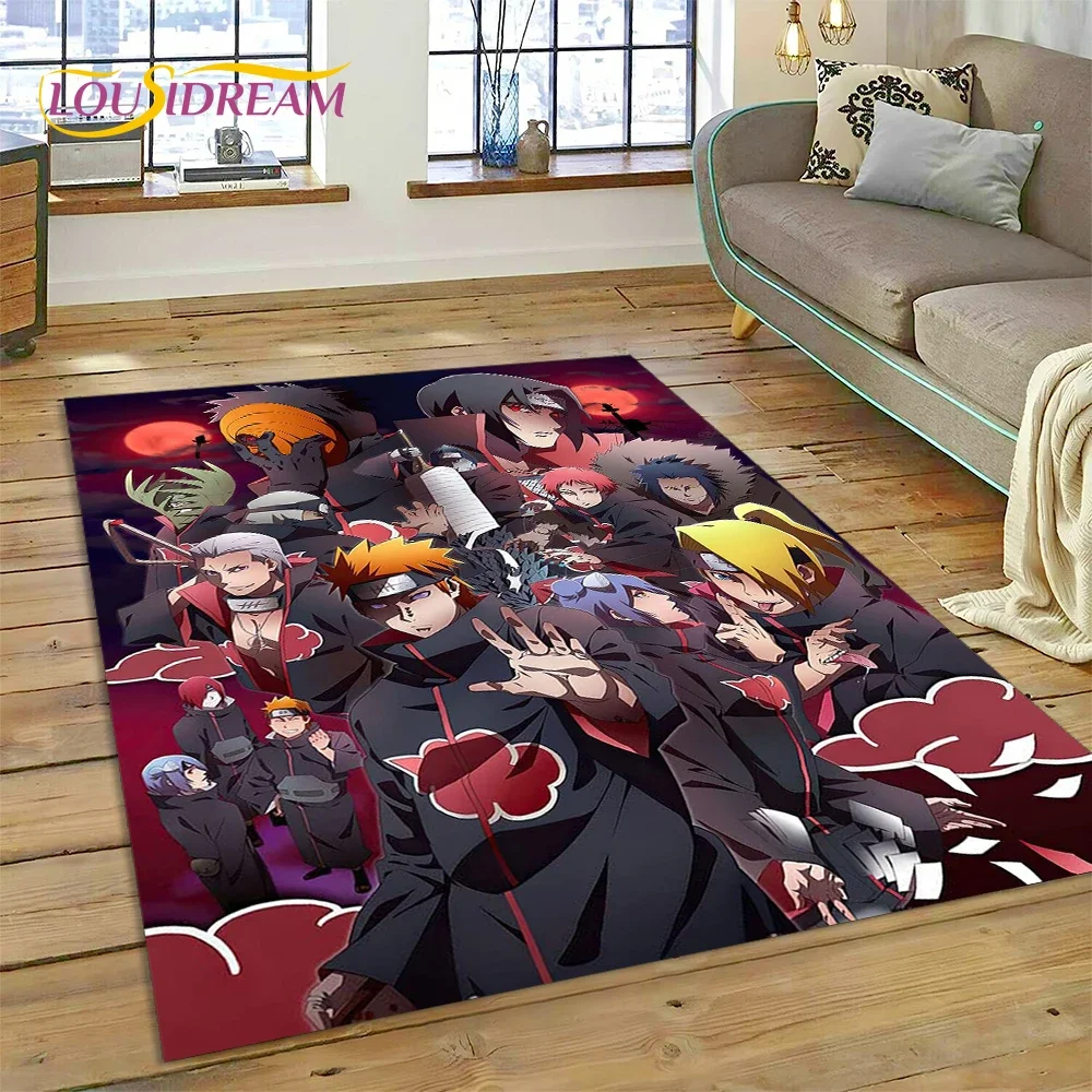 Commercial Printing Online - การ์ตูน 3D I-Itachi ญี่ปุ่นอะนิเมะพรมพรมสําหรับห้องนั่งเล่นห้องนอนโซฟาหน้าแรกตกแต่ง, เด็กเล่นพรมพรมกันลื่น