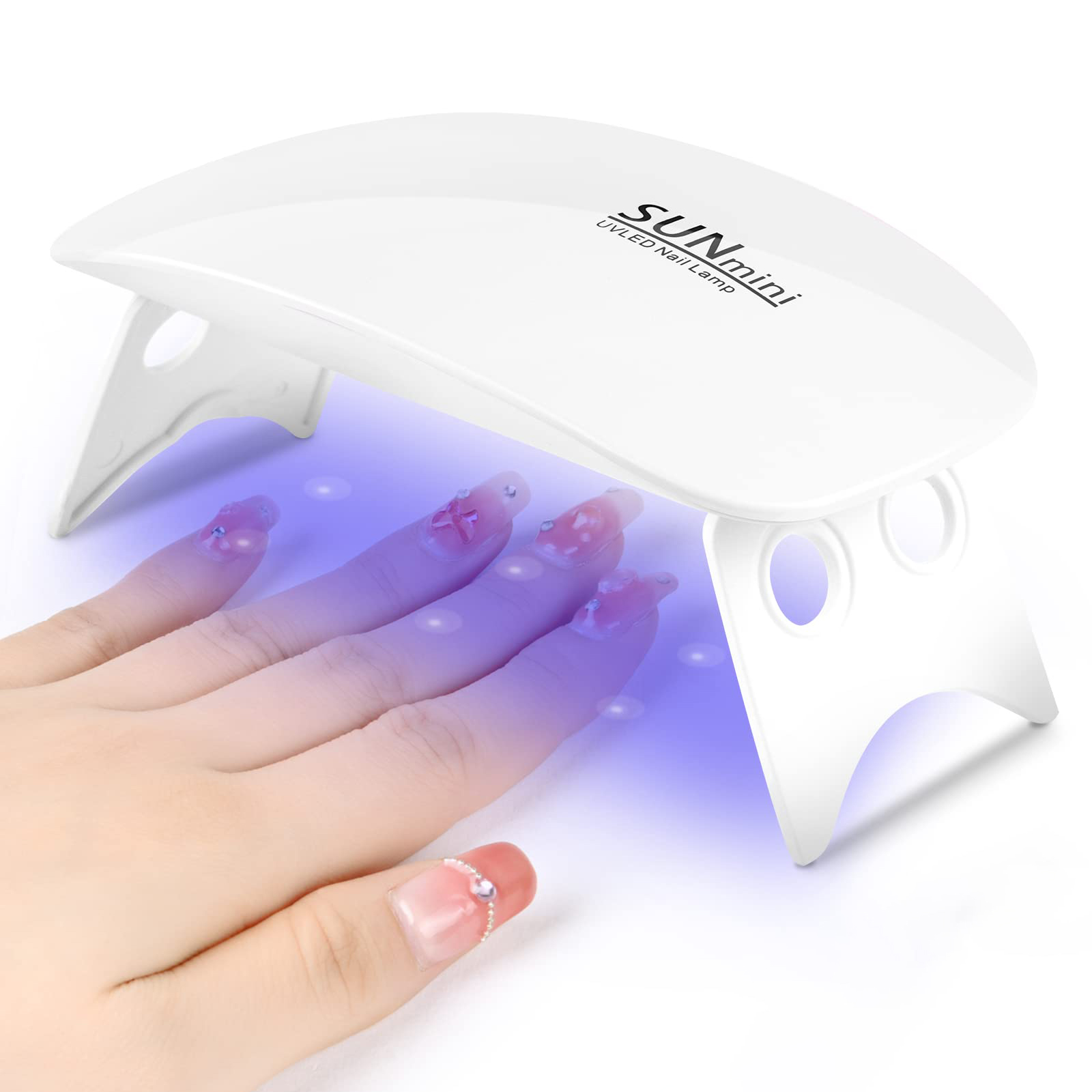 Uv Led Lamp Printer - เครื่องอบเล็บพกพา 6 LED UV 6W เครื่องอบเล็บขนาดเล็กแบบพับได้