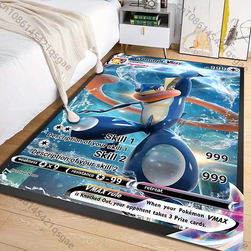 Commercial Printing & Packaging Pvt Ltd Photos - พรมพิมพ์ลายการ์ดโปเกมอน Greninja 1 ชิ้น สำหรับห้องนั่งเล่น ห้องนอน