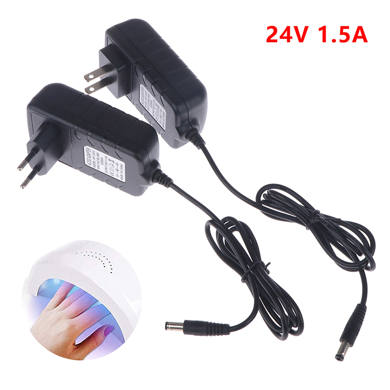 Uv Led Lamp Printer - 【24V 1.5A อะแดปเตอร์จ่ายไฟ 36W EU ปลั๊ก