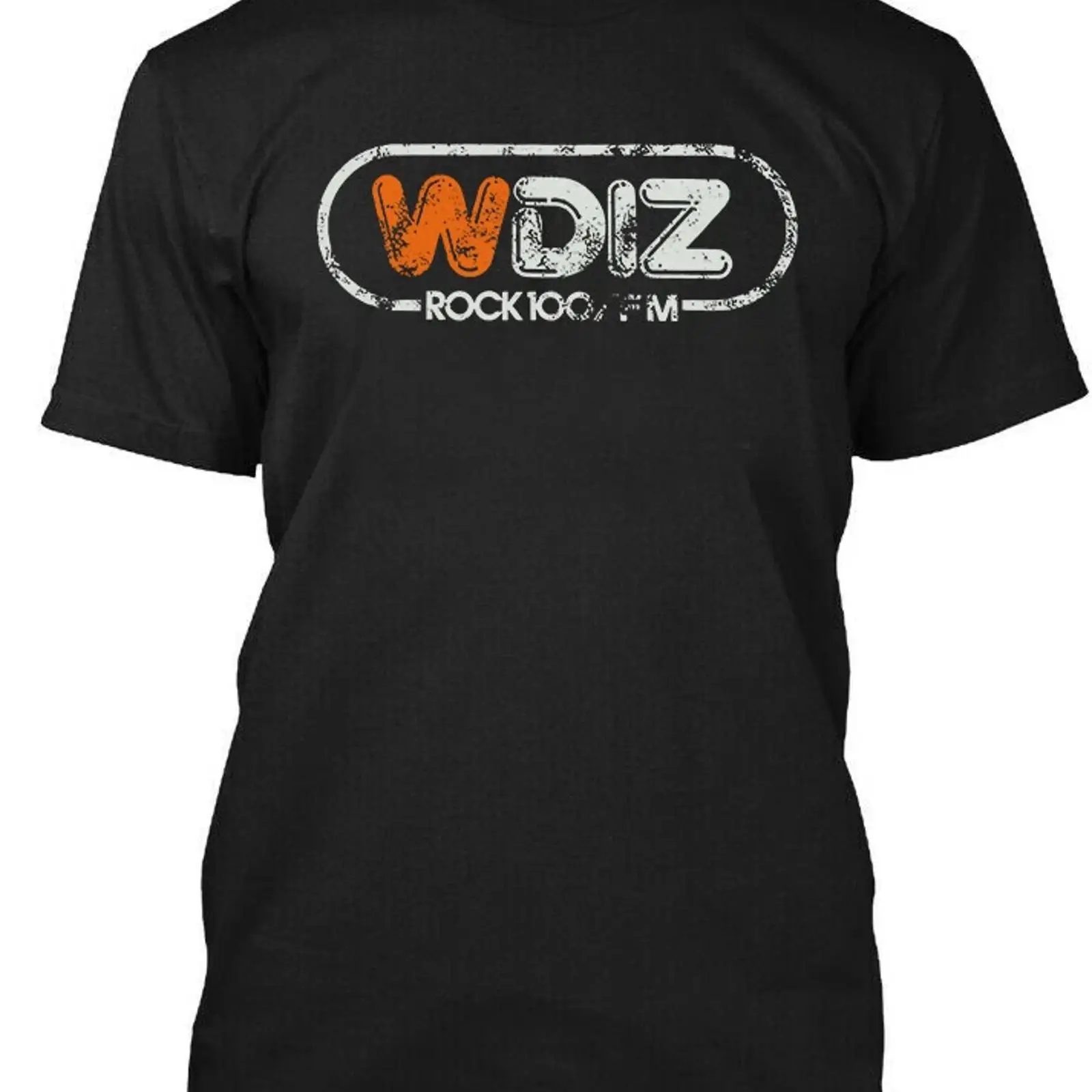 Commercial Printing News - เสื้อยืดโลโก้วินเทจสถานีวิทยุเชิงพาณิชย์อเมริกัน WDIZ รุ่นใหม่ยอดนิยม ไซส์ S ถึง