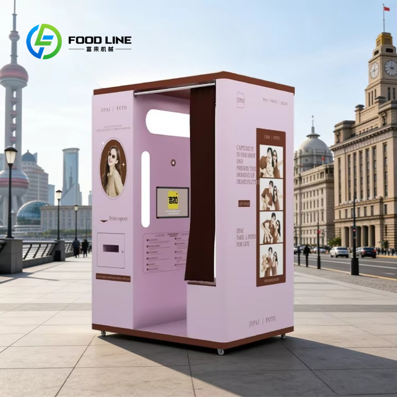 Commercial Printing Supplies - บูธถ่ายภาพเซลฟี่แบบปรับแต่งได้พร้อมระบบพิมพ์ภาพอัตโนมัติ ผลิตโดยโรงงานสำหรับผู้ซื้อเชิงพาณิชย์ในศูนย์การค้าเพื่อความบันเทิง