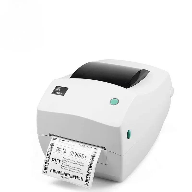Commercial Printing News - เครื่องพิมพ์บาร์โค้ด ZEBRA GK888T ดั้งเดิมและใหม่การพิมพ์ที่อยู่คลังสินค้าโลจิสติกส์ทางไปรษณีย์ด่วน
