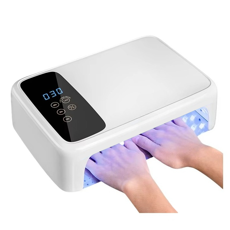 Uv Led Lamp Printer - โคมไฟเล็บ LED ยูวีแบบแห้งเร็ว 178W – โคมไฟบำบัดด้วยแสงแบบสองมือพร้อมพื้นที่ขนาดใหญ่และหมอนรองมือ
