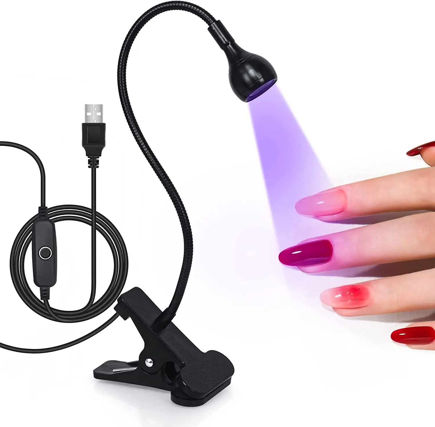 5V UV GEL Curing โคมไฟเล็บ LED - Uv Led Lamp Printer บทวิจารณ์และราคา