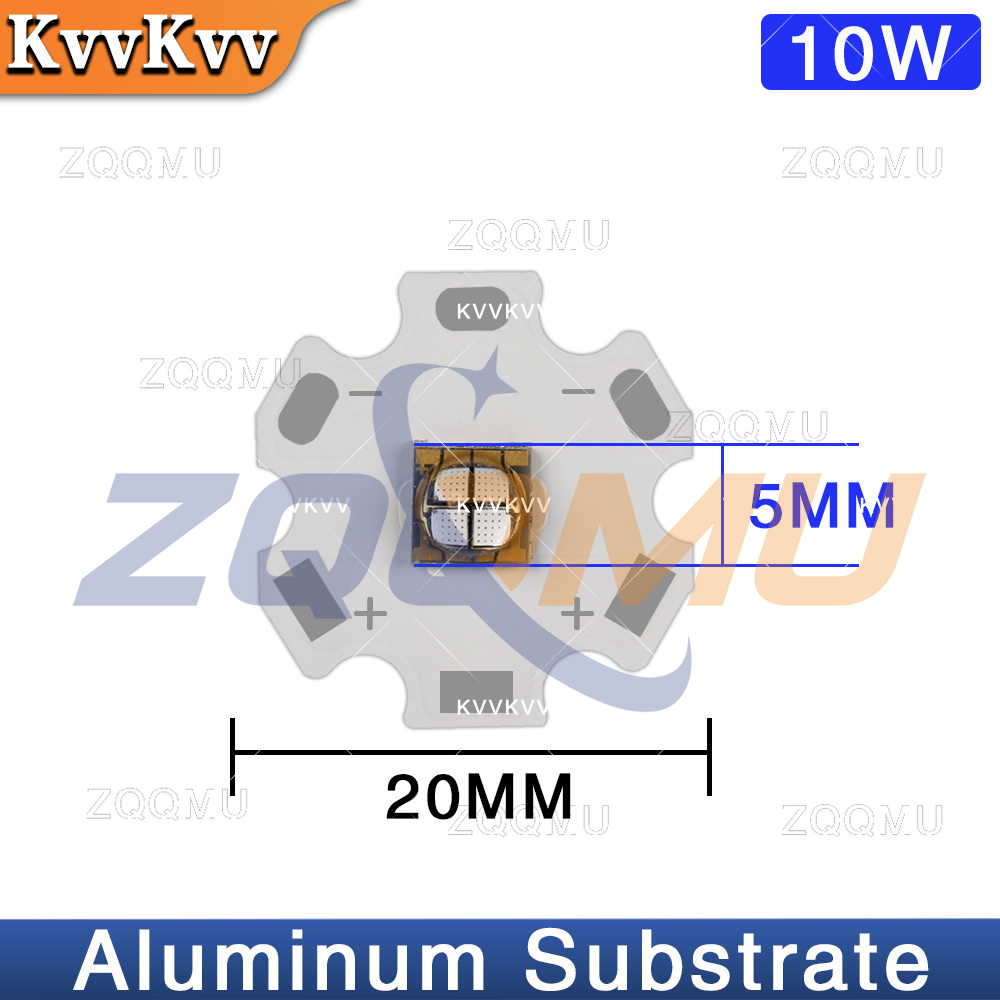 ชิป LED UV 10W 1 ชิ้น 365 370  - Uv Led Lamp Printer บทวิจารณ์และราคา