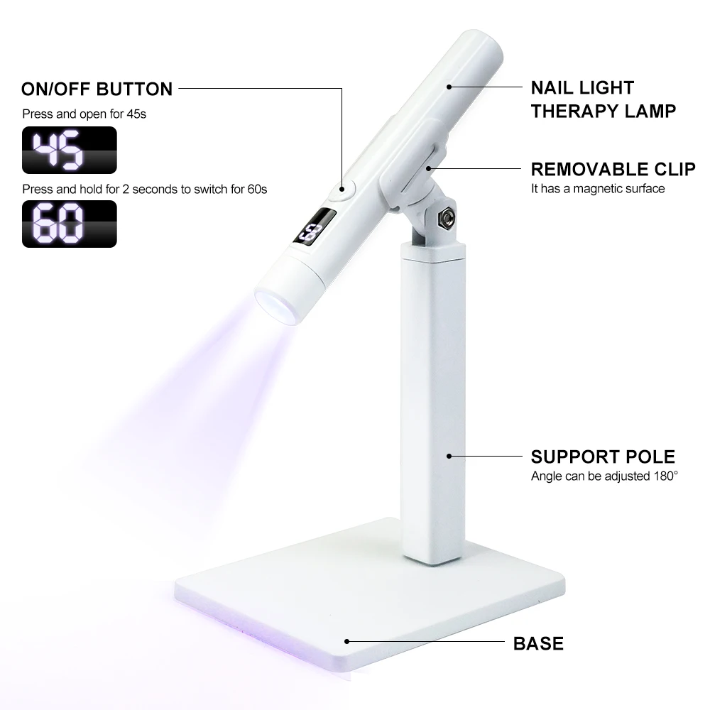 มินิเล็บยูวีไฟ LED แบบชาร์จไฟไ - Uv Led Lamp Printer บทวิจารณ์และราคา